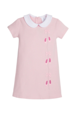 Little English Applique Libby Dress - Ballet