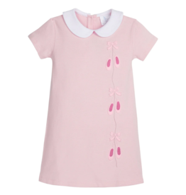 Little English Applique Libby Dress - Ballet