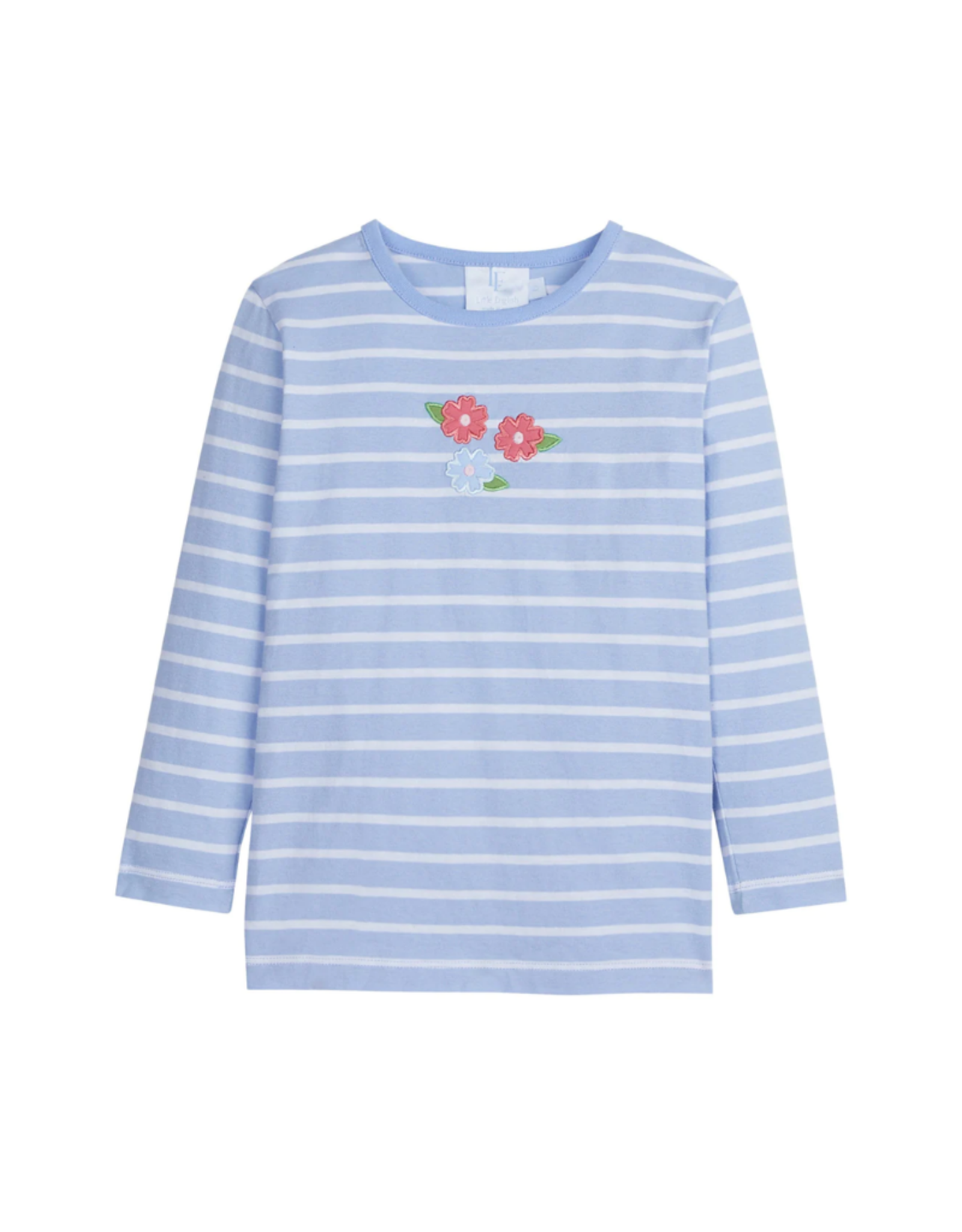 Little English Applique T-Shirt, Fall Blooms