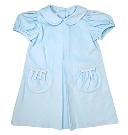 Zuccini Cicely Dress Short Sleeve, Cloud Corduroy