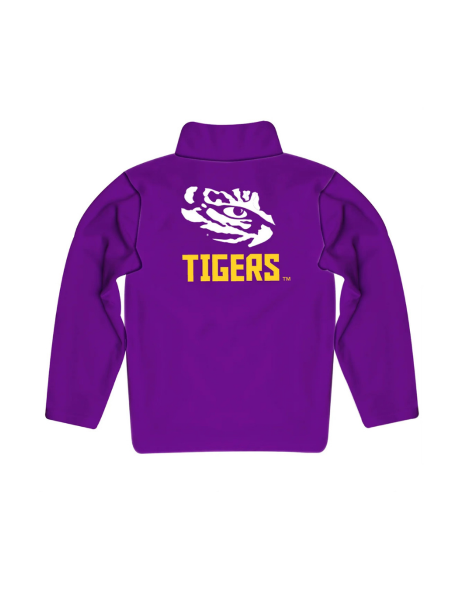 LSU Tigers Purple Long Sleeve Quarter Zip Dry Fit