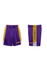LSU Purple Stripe Dry Fit Game Day Shorts