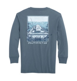 Southern Tide Y LS Jon Boat Fishing Tee