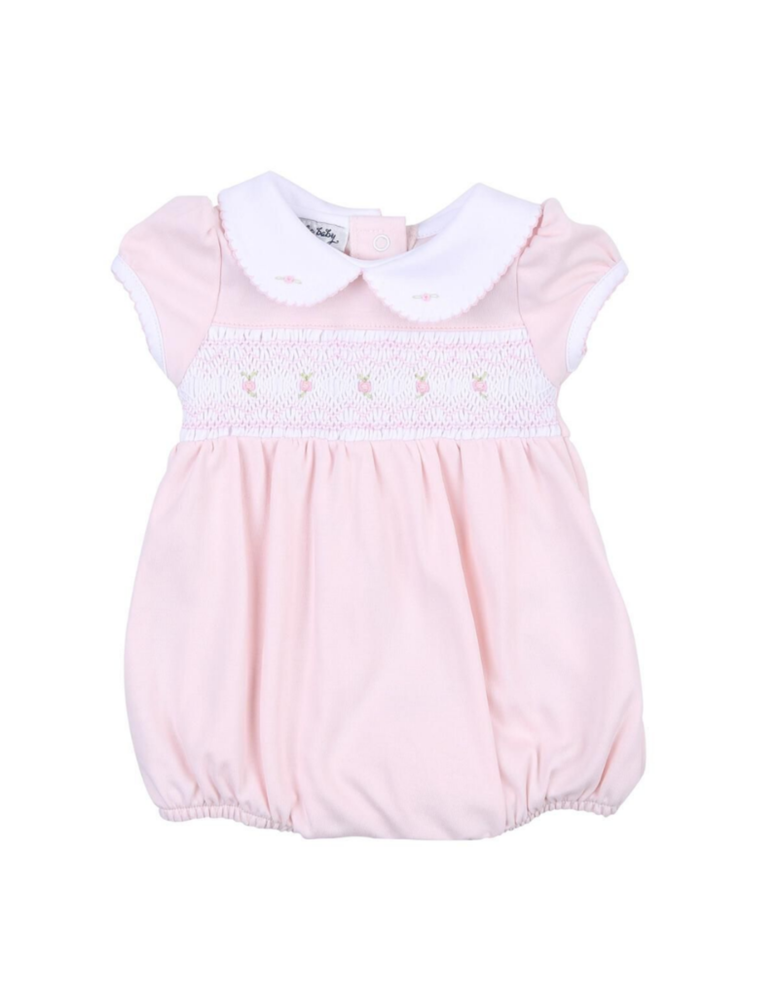 Magnolia Baby Fiona Phillip Smocked SS Bubble Pink