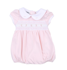 Magnolia Baby Fiona Phillip Smocked SS Bubble Pink