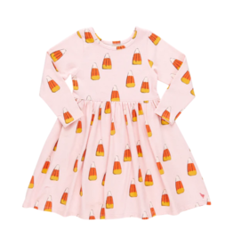 Pink Chicken Organic Cotton Steph Dress Candy Corn