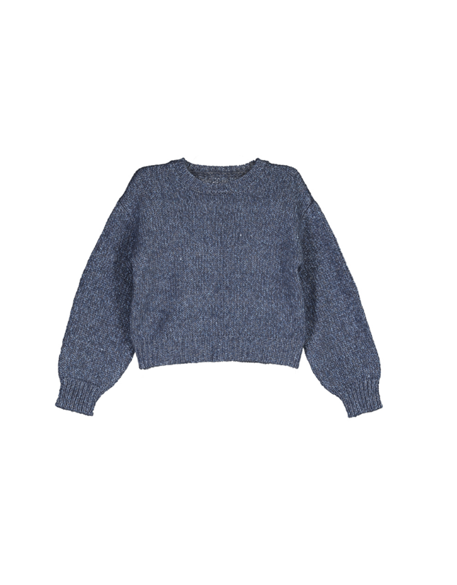 Mayoral 7.304 Blue Knit Shimmer Sweater