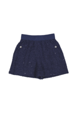 Mayoral 7.967 Blue Knit Shimmer Skort