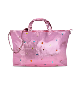 Iscream Pink Candy Gem Overnight Bag