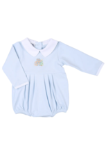 Magnolia Baby Sweet Gingerbread Emb Collared LS Boy Bubble