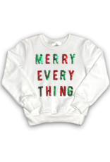 Belle Cher Merry Everything Sequin Sweatshirt