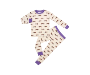 Southern Slumber Purple Tiger 2 Piece Bamboo PJ Set