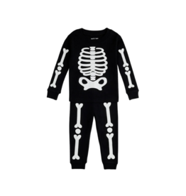 Petit Lem Glow in the Dark Skeleton PJ Set - 14