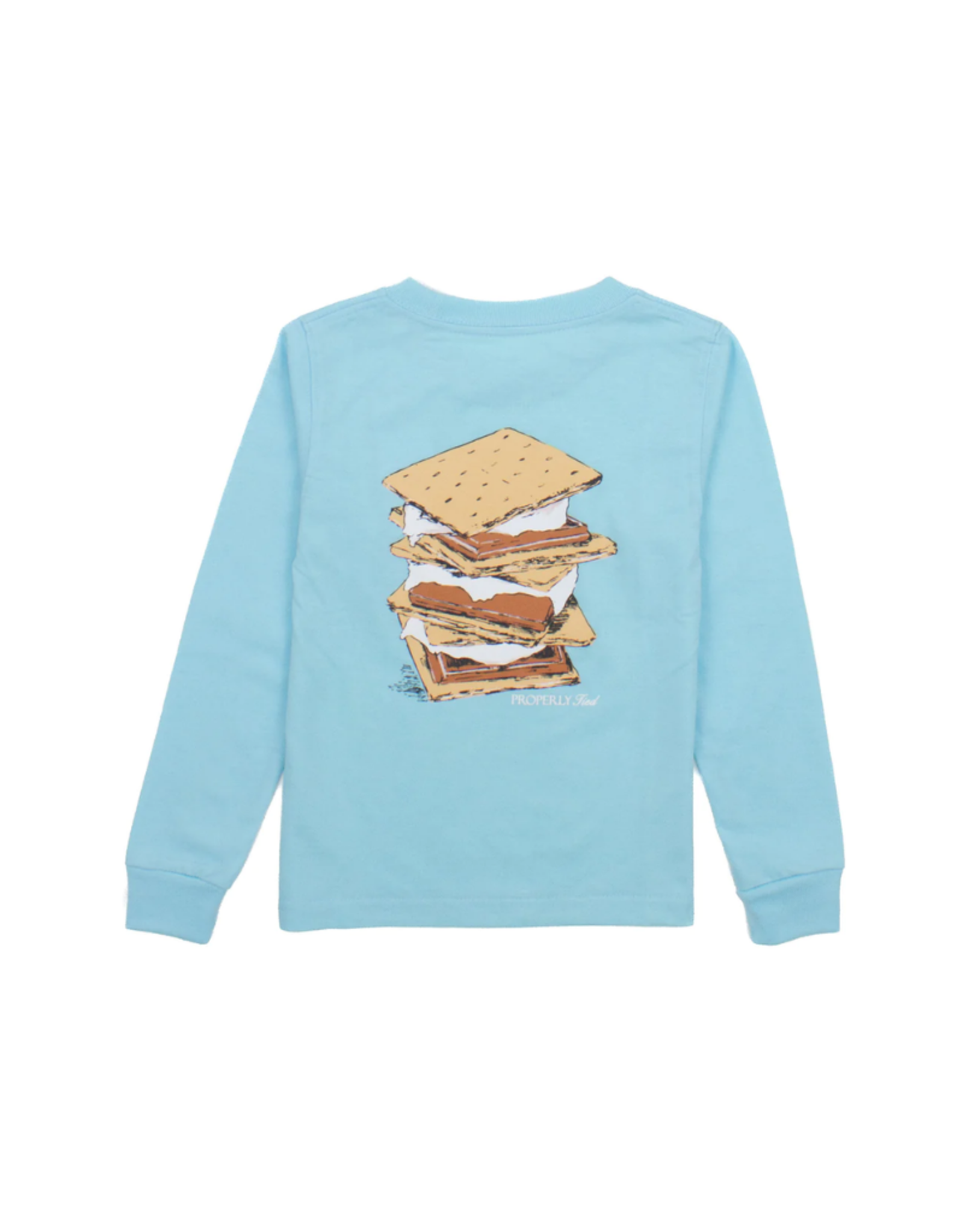 Properly Tied S'Mores LS Powder Blue