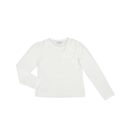 Mayoral 7.042 White Bow LS Tee