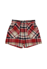 Mayoral 7.209 Red Plaid Shorts