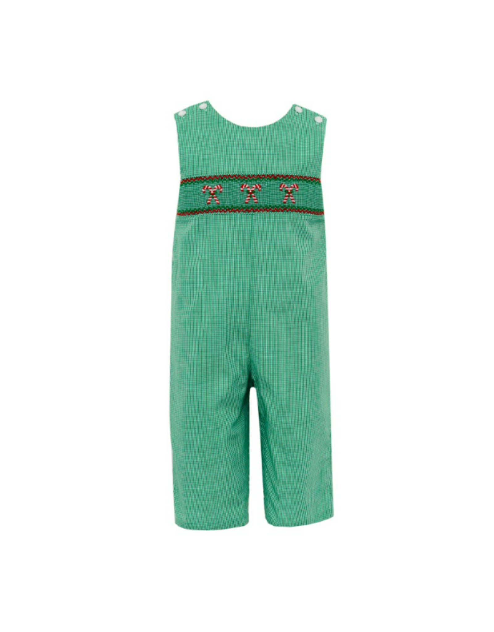 Petit Bebe 144K-MH23 Candy Cane Long Jon Jon Green