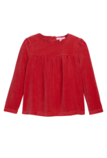 Bisby Lisle Top Red Velour