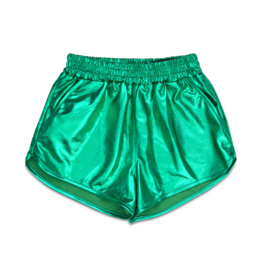 Iscream Green Metallic Shorts