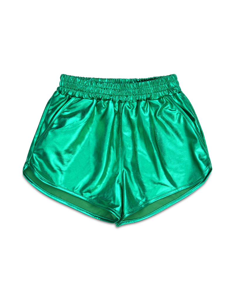 Lupe Metallic Pants Bright Green – SWEVEN SHOP