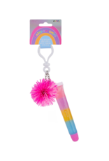 Iscream Rainbow Shine Lip Gloss and Keychain Set