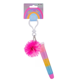 Iscream Rainbow Shine Lip Gloss and Keychain Set