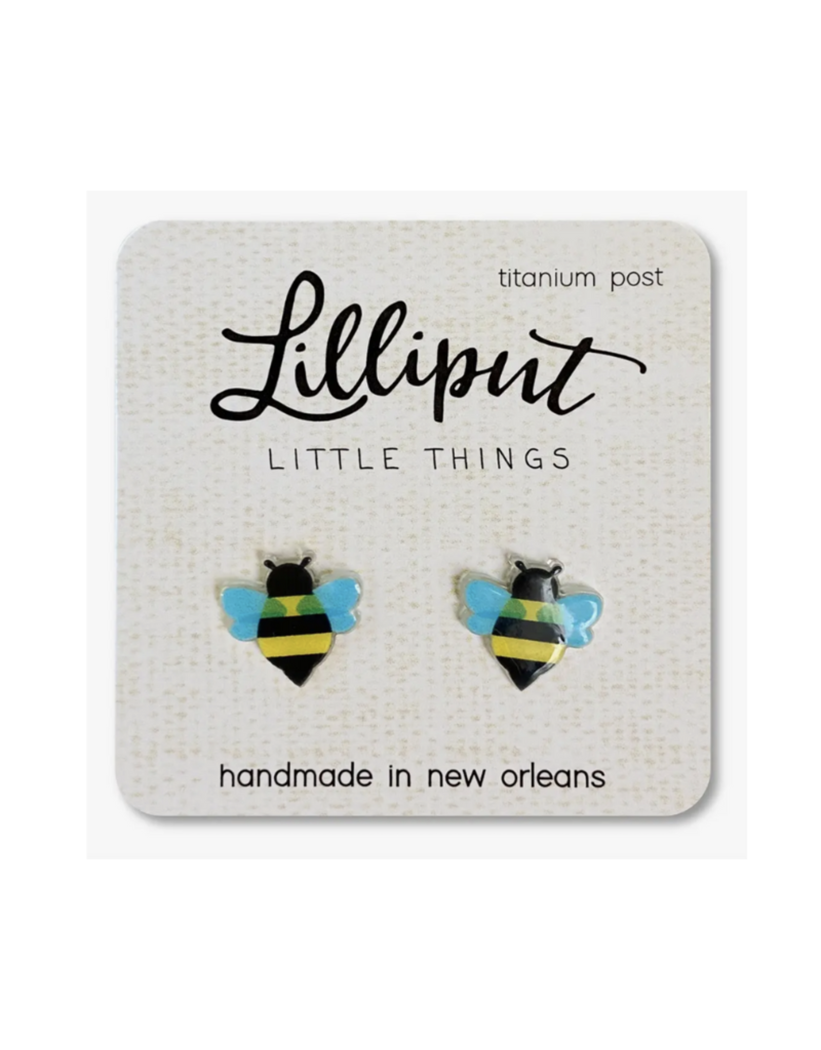 Lilliput Little Things Honey Bee Stud Earrings