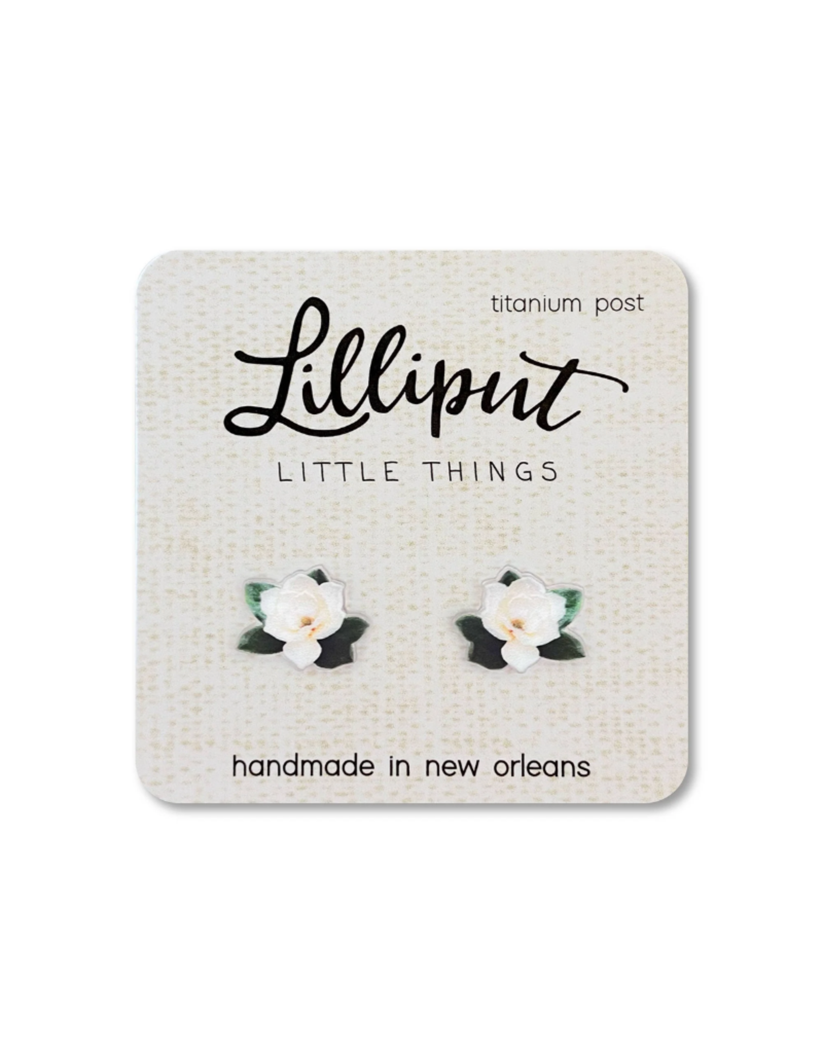Lilliput Little Things Magnolia Stud Earrings