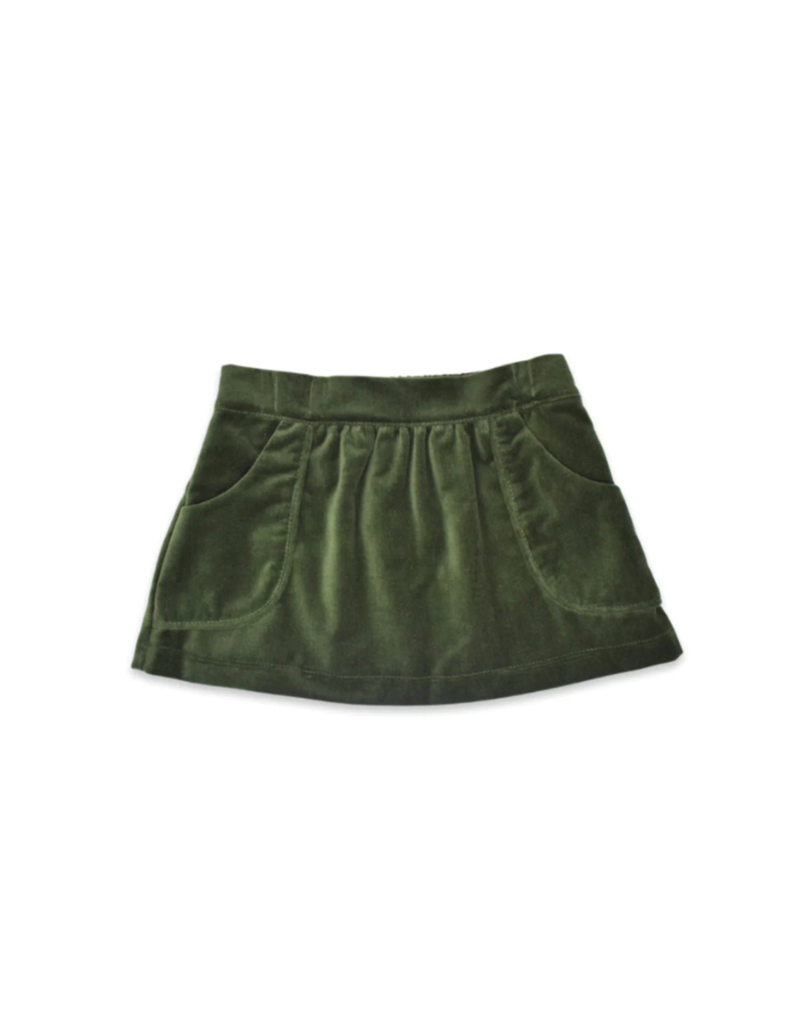 LullabySet Isabella Skirt - Green Velvet