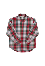 The Beaufort Bonnet Company Dean's List Dress Shirt -Keene Place Plaid/Richmond Red