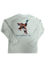 SouthBound Teal Duck LS Performance Tee