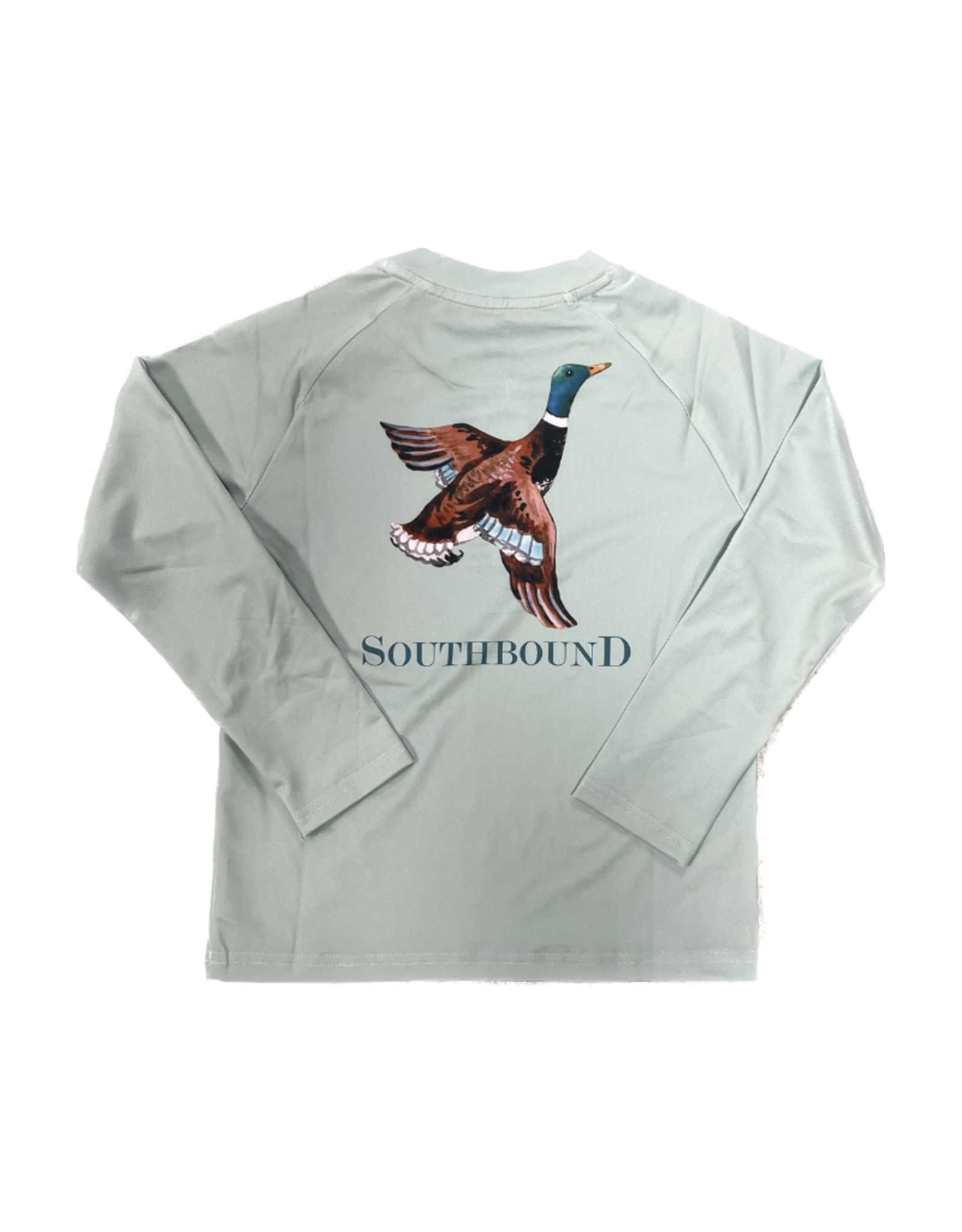 SouthBound Teal Duck LS Performance Tee