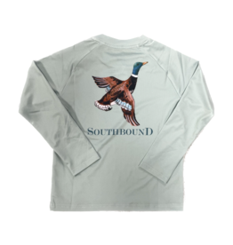 SouthBound Teal Duck LS Performance Tee