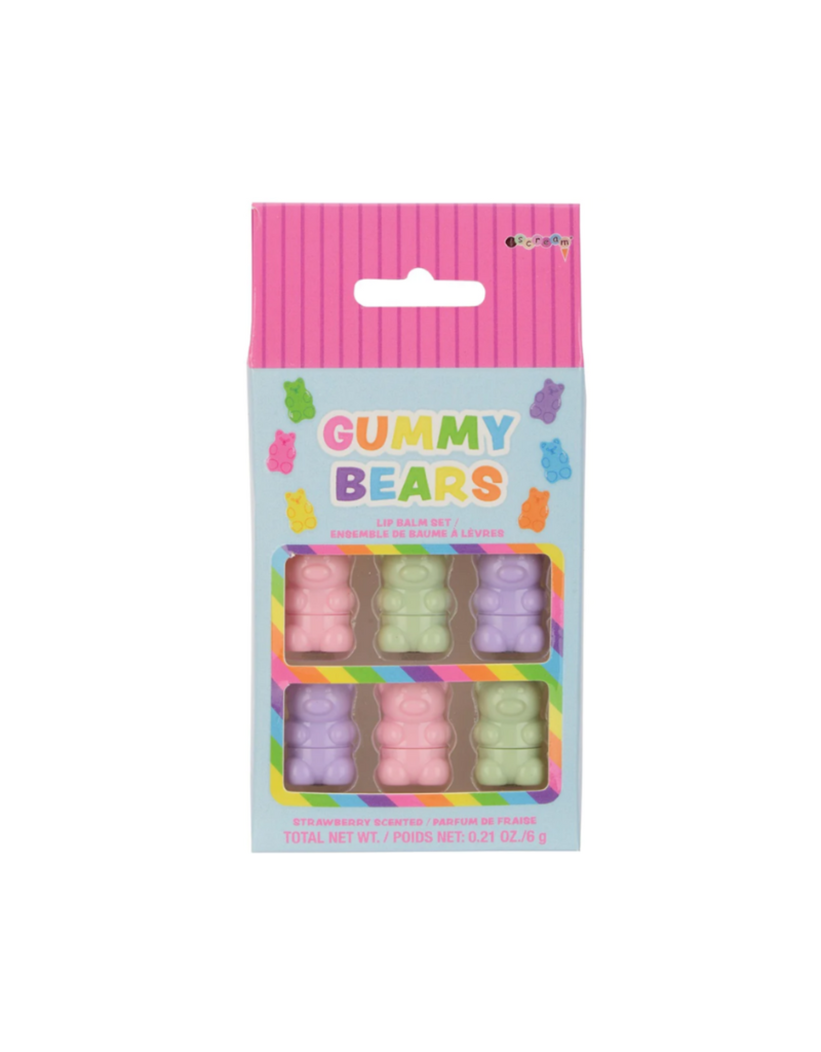 Iscream Gummy Bear Lip Balm Set
