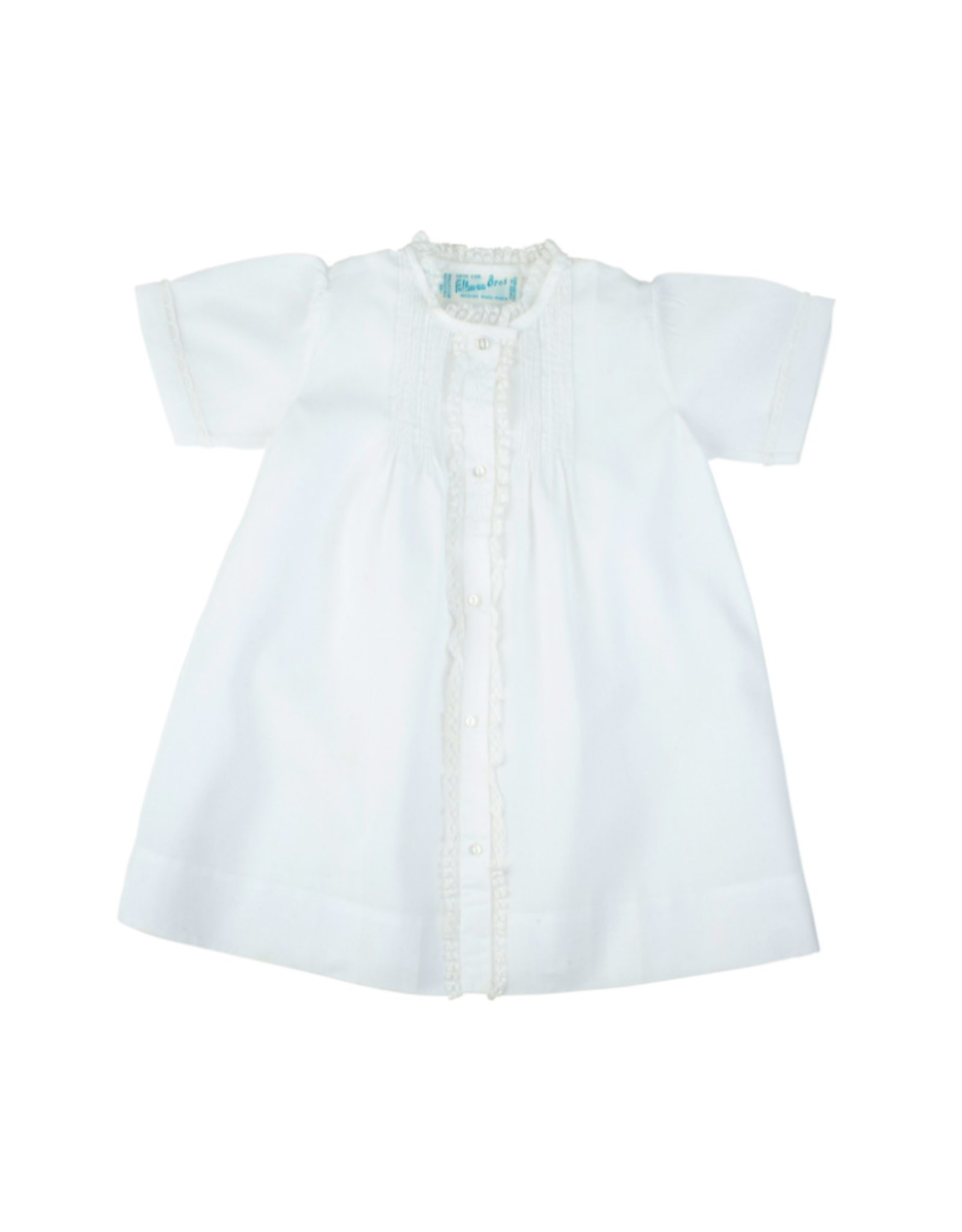 Feltman Brothers White Newborn Folded Daygown With Lace