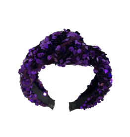 Lulu Bebe LLC Purple Sequin Headband