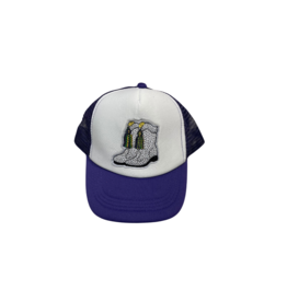Blended Spirit Youth Mardi Gras Marching Boot Trucker Hat