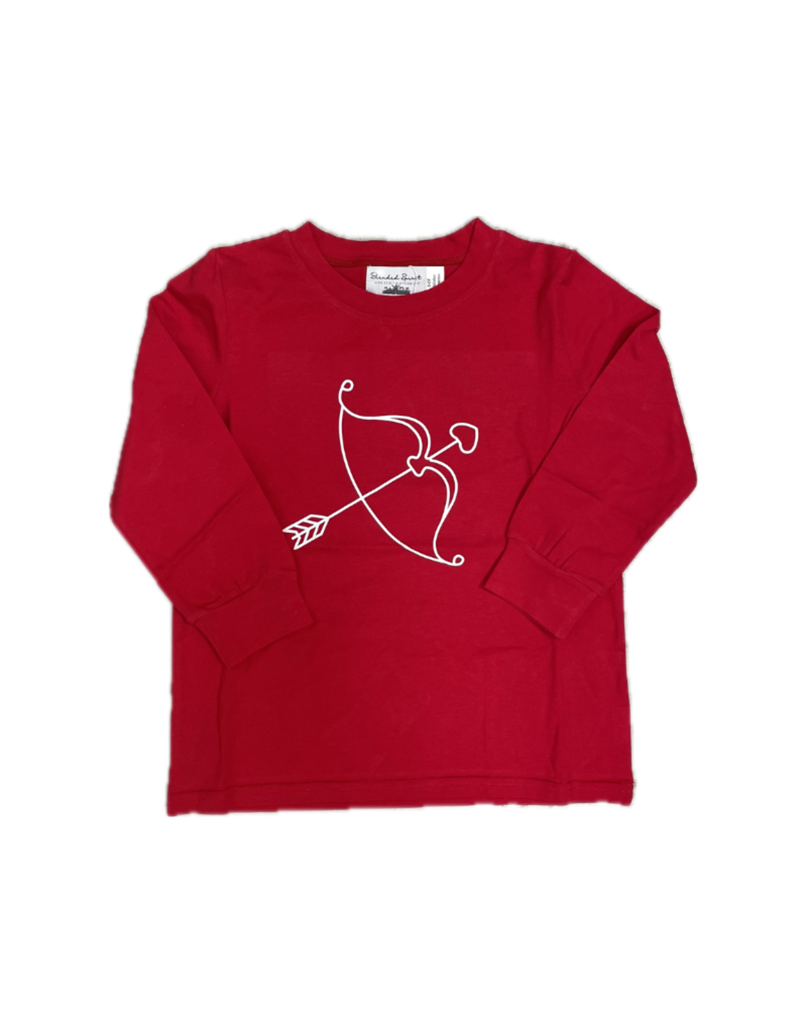 Blended Spirit LS Red Cupids Arrow Tee