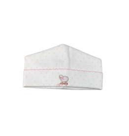 Magnolia Baby Darling Lambs Embroidered Hat Pink