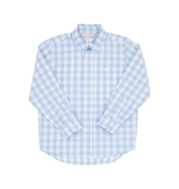 The Beaufort Bonnet Company Dean`s List Dress Shirt Beale Street Blue Check