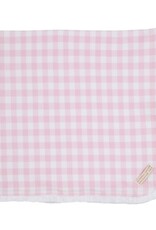 The Beaufort Bonnet Company Baby Buggy Blanket Palm Beach Pink Gingham