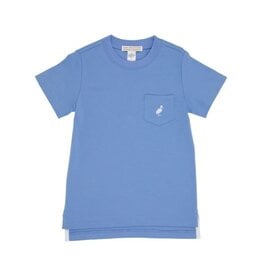 The Beaufort Bonnet Company Carter Crewneck SS, Barbados Blue