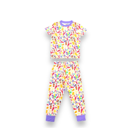 Belle Cher Mardi Gras Crawfish Pajamas - 7/8