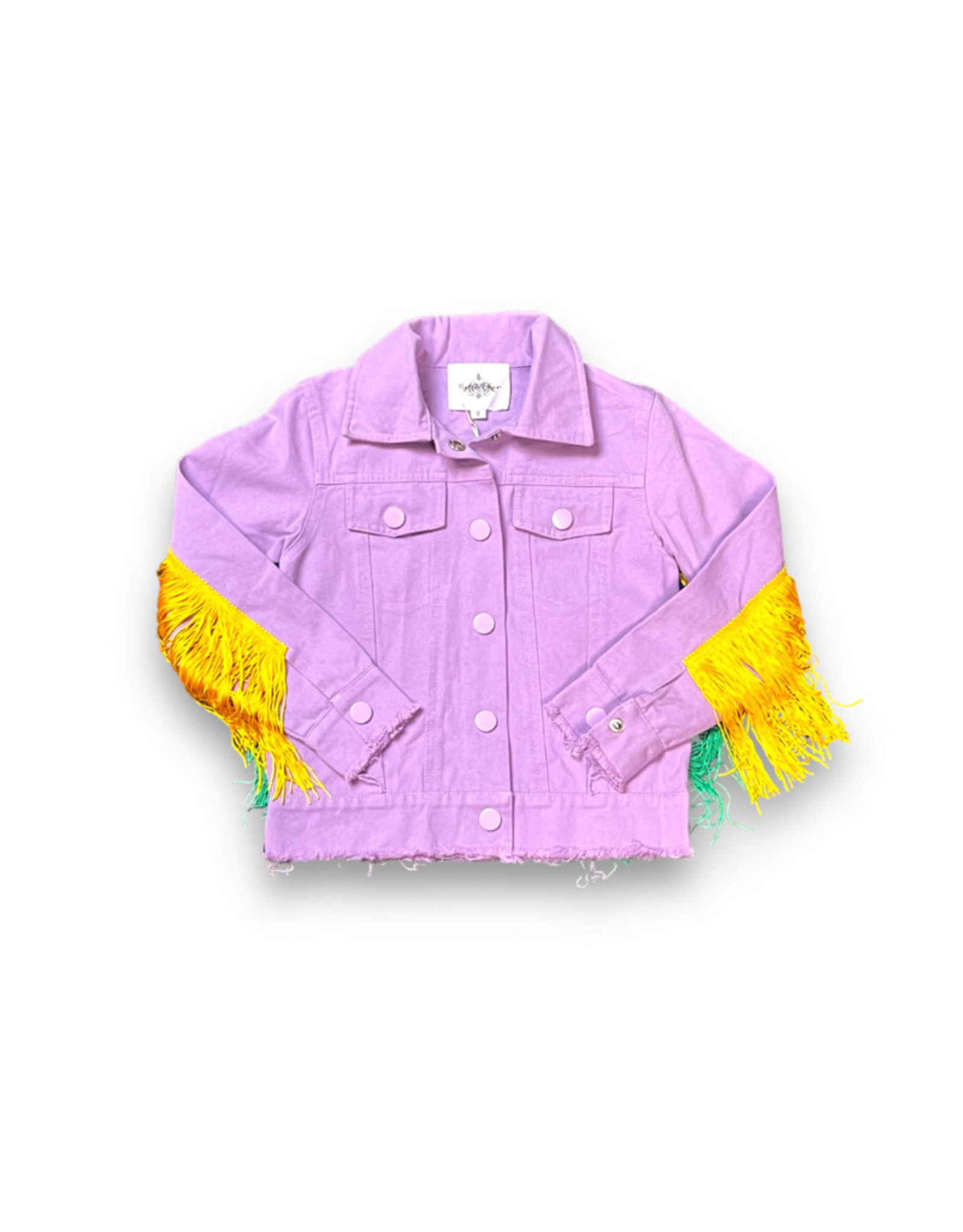 Belle Cher Purple Fringe Kid Jacket