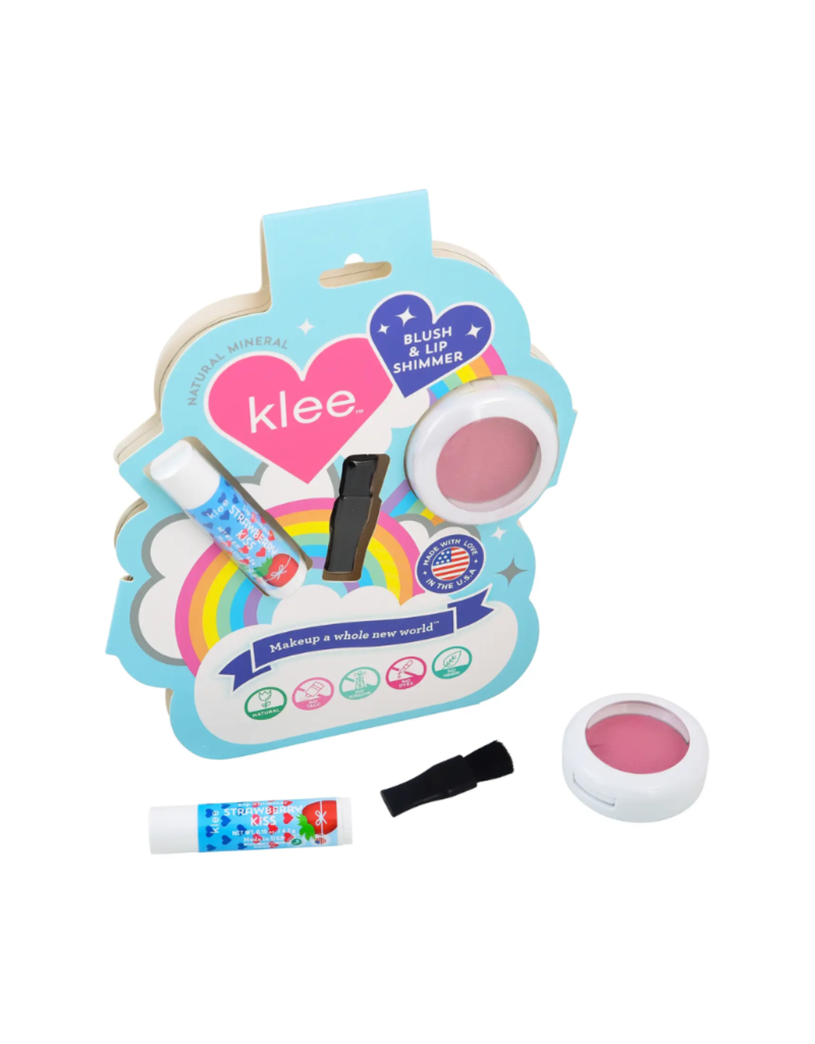 Klee Sweet Cherry Spark - Blush and Lip Shimmer Set