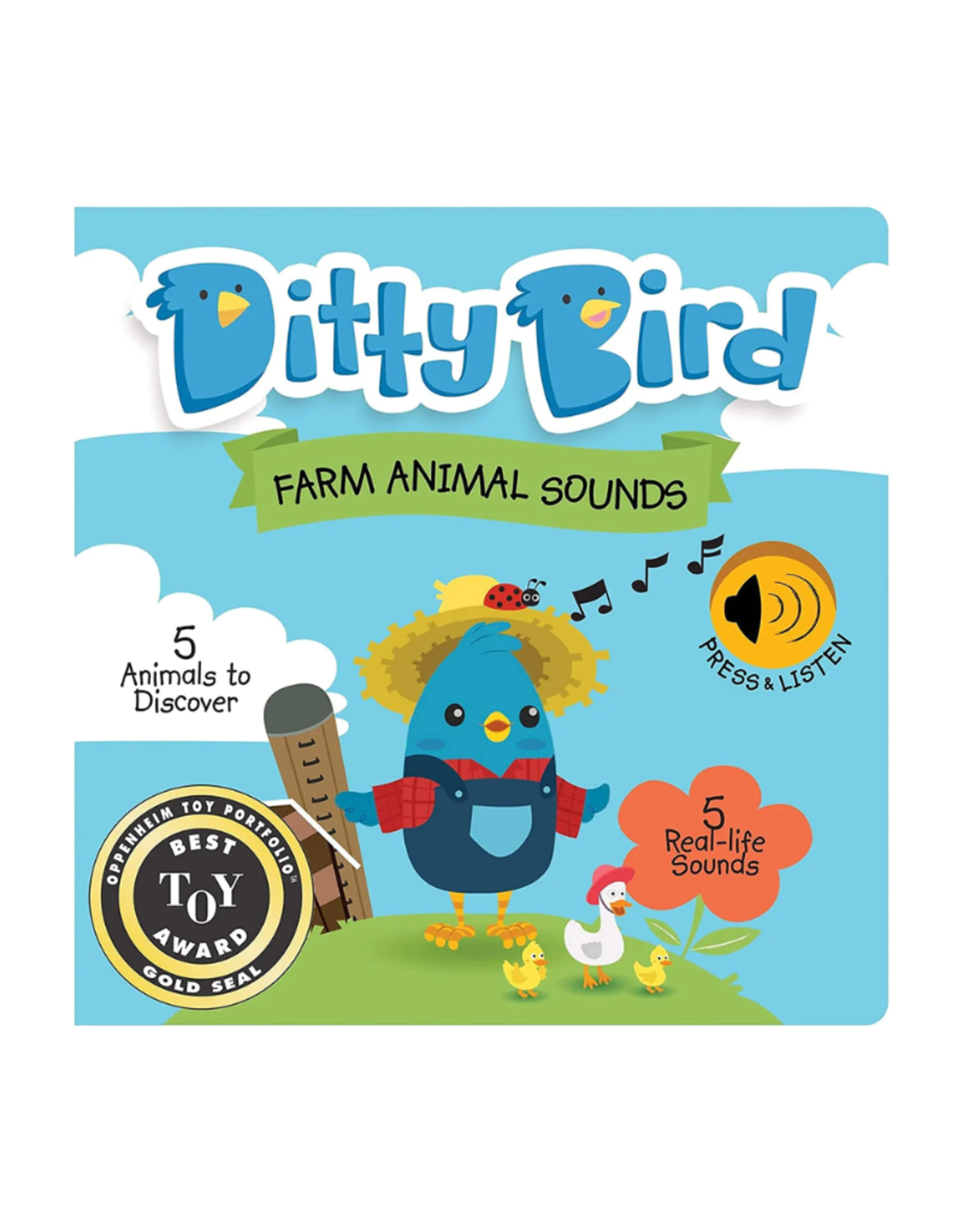 Ditty Bird Ditty Bird Baby Sound Book (Farm, Animals) : Nursery Rhymes