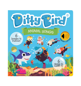 Ditty Bird Ditty Bird Book:Animal songs incl.Baby Shark- Best Toys