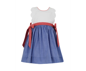andria slate blue embroidered strapless maxi dress Dolce Petit Royal Blue and White Dress and Pants – Dulce Bebe Boutique