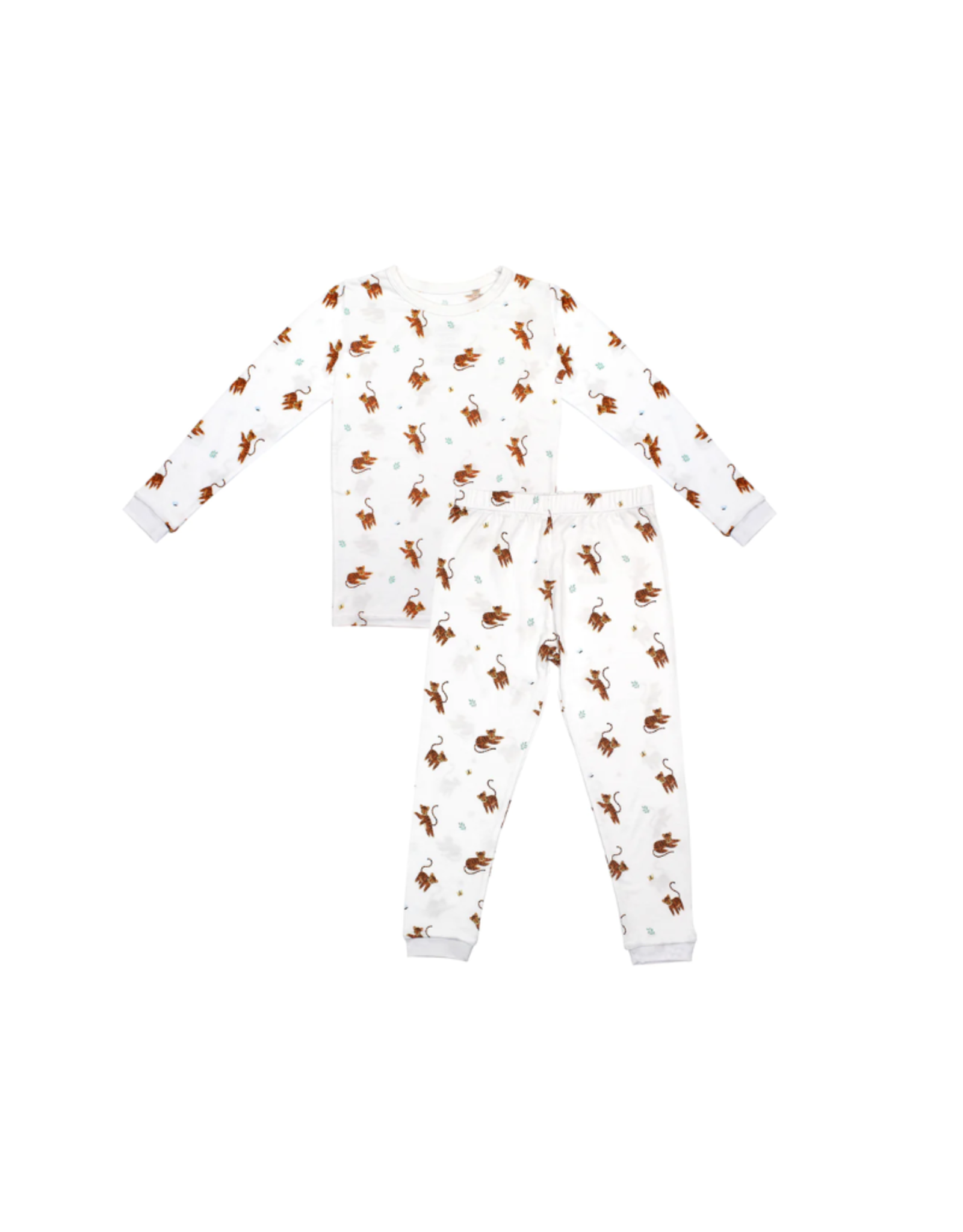 Bamboo Little Tiger Two Piece Pajama Set