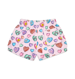 Iscream Candy Hearts Plush Shorts